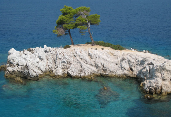 Skopelos - Kolme puuta
